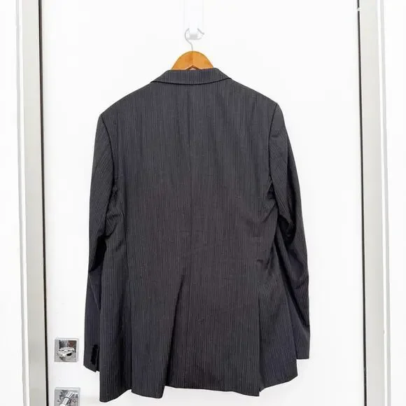 Boss Hugo Boss Men’s Charcoal Stripe Suit Set